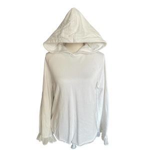 Chelsea 28 Womens Activewear Hoodie Jacket Bell Long Sleeve Size XS White